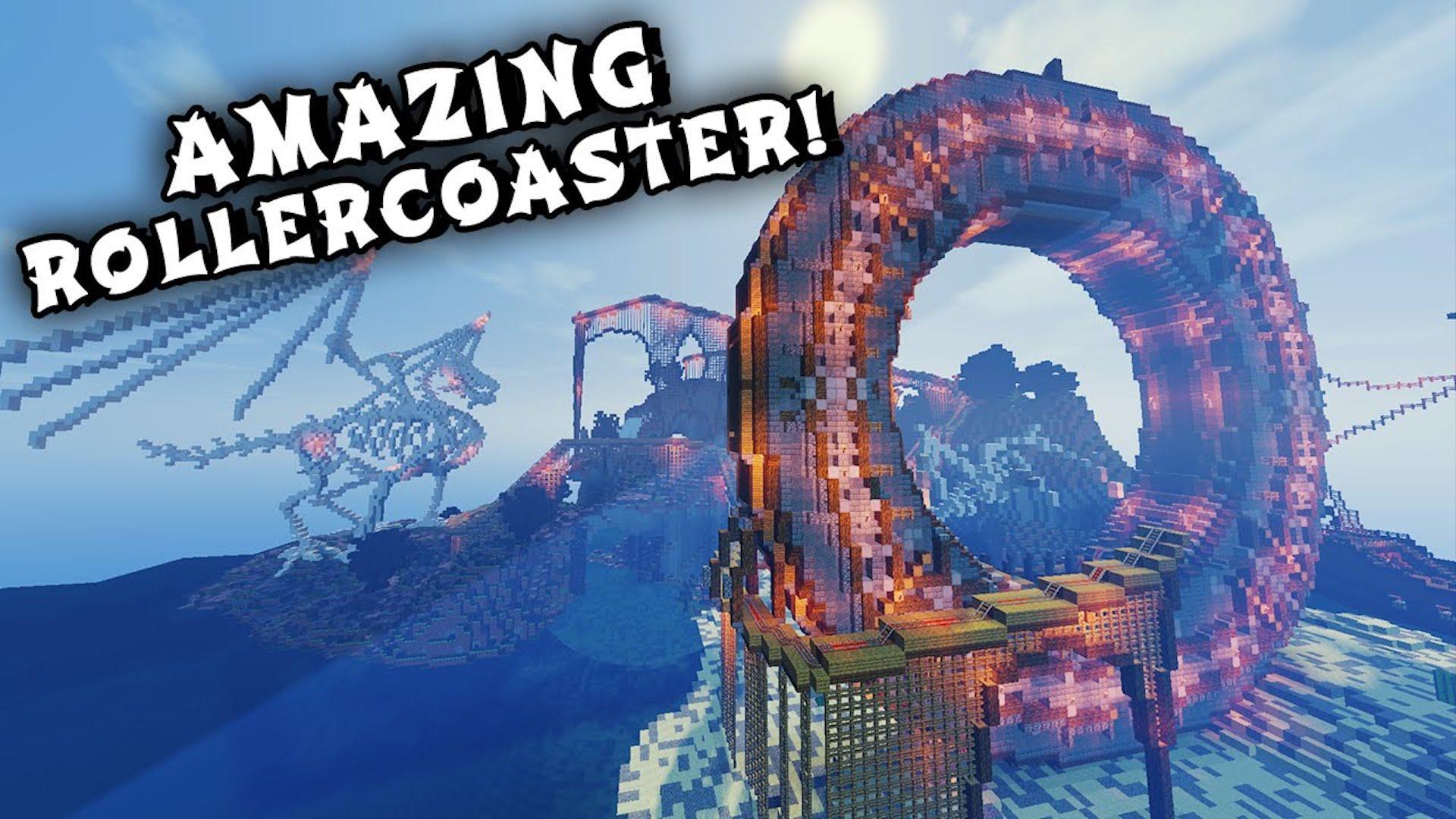 MINECRAFT PE ROLLER COASTER APK MINECRAFT PE ROLLER COASTER APK