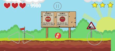 Red Rolling Ball: Bounce Boy پوسٹر