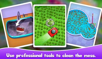 Big Home Cleanup Cleaning Game Ekran Görüntüsü 2