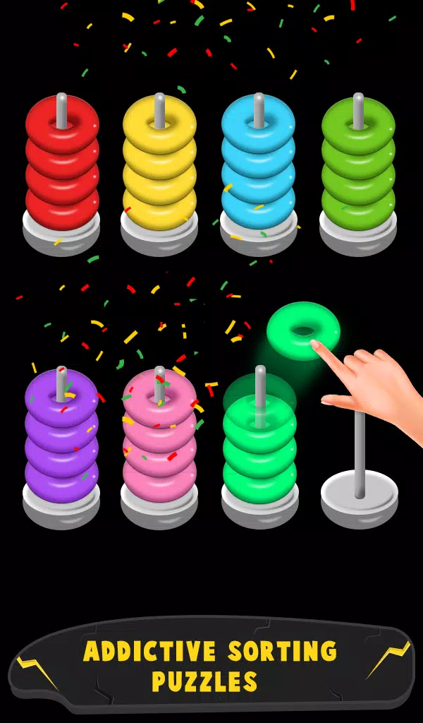 Hoop Stack Color Sort Puzzle