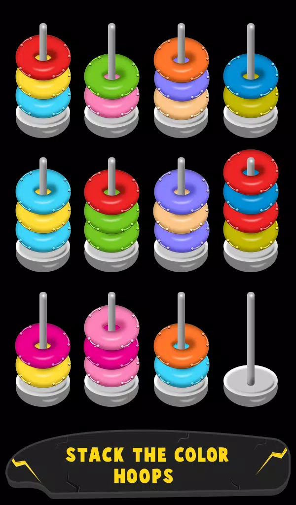 Hoop Stack Color Sort Puzzle