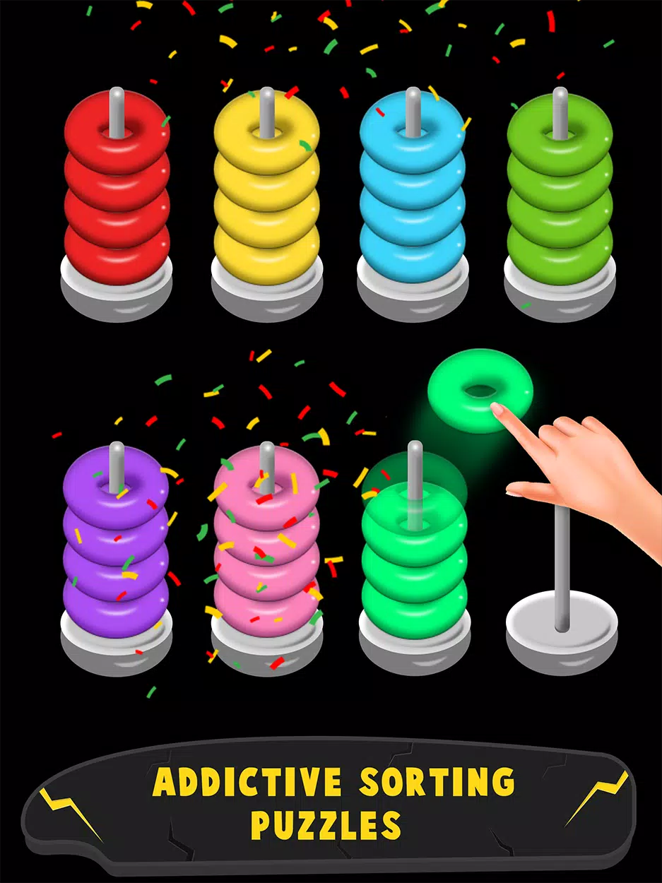 Hoop Stack Color Sort Puzzle