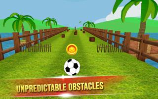 Rolling Ball Scrolling in Sky Poster