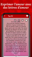 Lettres d'Amour - Affectionate capture d'écran 1