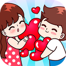 Romantic Couple Stickers for WhatsApp - WAStickers APK