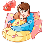 Love Story Stickers for WhatsApp - WAStickerApps icône