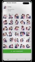 Love Story Stickers for WhatsApp - WAStickerApps capture d'écran 3