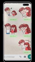 Love Story Stickers for WhatsApp - WAStickerApps Affiche