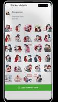 Love Story Stickers - WAStickerApps تصوير الشاشة 2