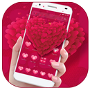 Romantic Pink Love Heart Theme APK