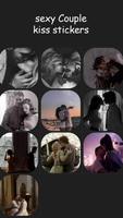Couple Romantic Kiss Stickers- الملصق