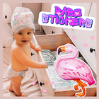 Romantic Couple babes Stickers أيقونة