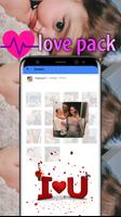 Romantic Couple babes Stickers تصوير الشاشة 3