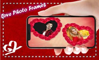 Romantic Dual Love Photo Frames: Double Love Frame poster