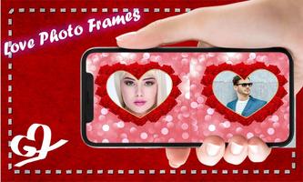 Romantic Dual Love Photo Frames: Double Love Frame capture d'écran 1