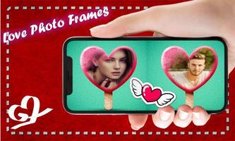 Romantic Dual Love Photo Frames: Double Love Frame ภาพหน้าจอ 2