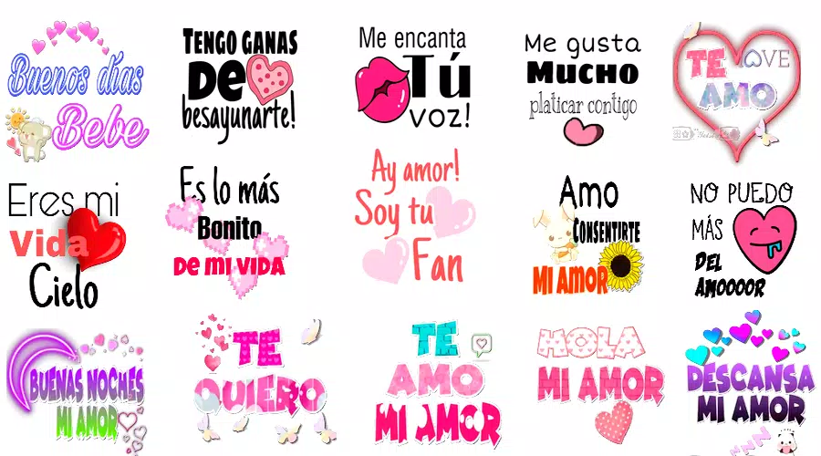 Stickers Frases de amor para WhatsApp für Android - APK herunterladen