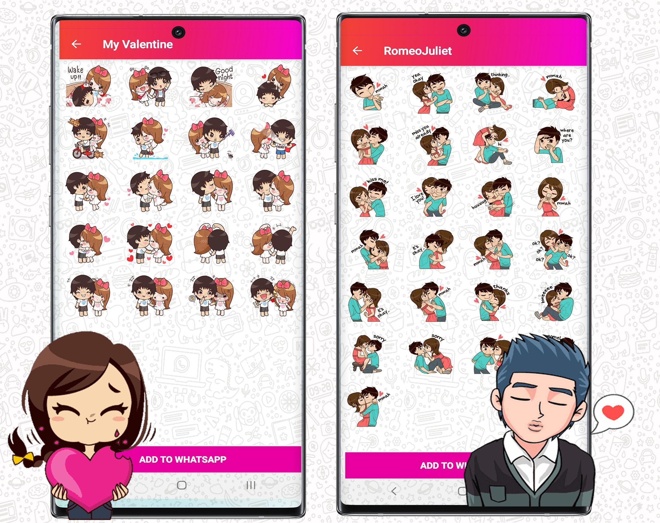 Wastickerapps Love Cute Romantic Wa Sticker For Android Apk Download