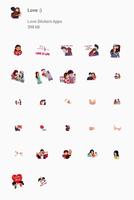 Romantic Love Stickers - WA Stickers WaStickerApps تصوير الشاشة 2