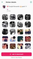 Romantic Stickers Ekran Görüntüsü 2