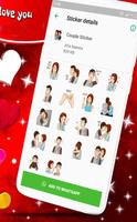 WaStickerApp Romantic - Love Sticker For WhatsApp 海报