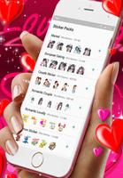 WaStickerApp Romantic - Love Sticker For WhatsApp capture d'écran 1