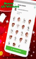 WaStickerApp Romantic - Love Sticker For WhatsApp ảnh chụp màn hình 2