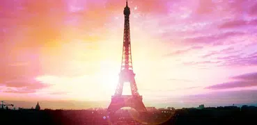 Romantisches Paris Hintergrund