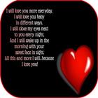 Romantic love messages-icoon