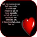 Romantic love messages images APK