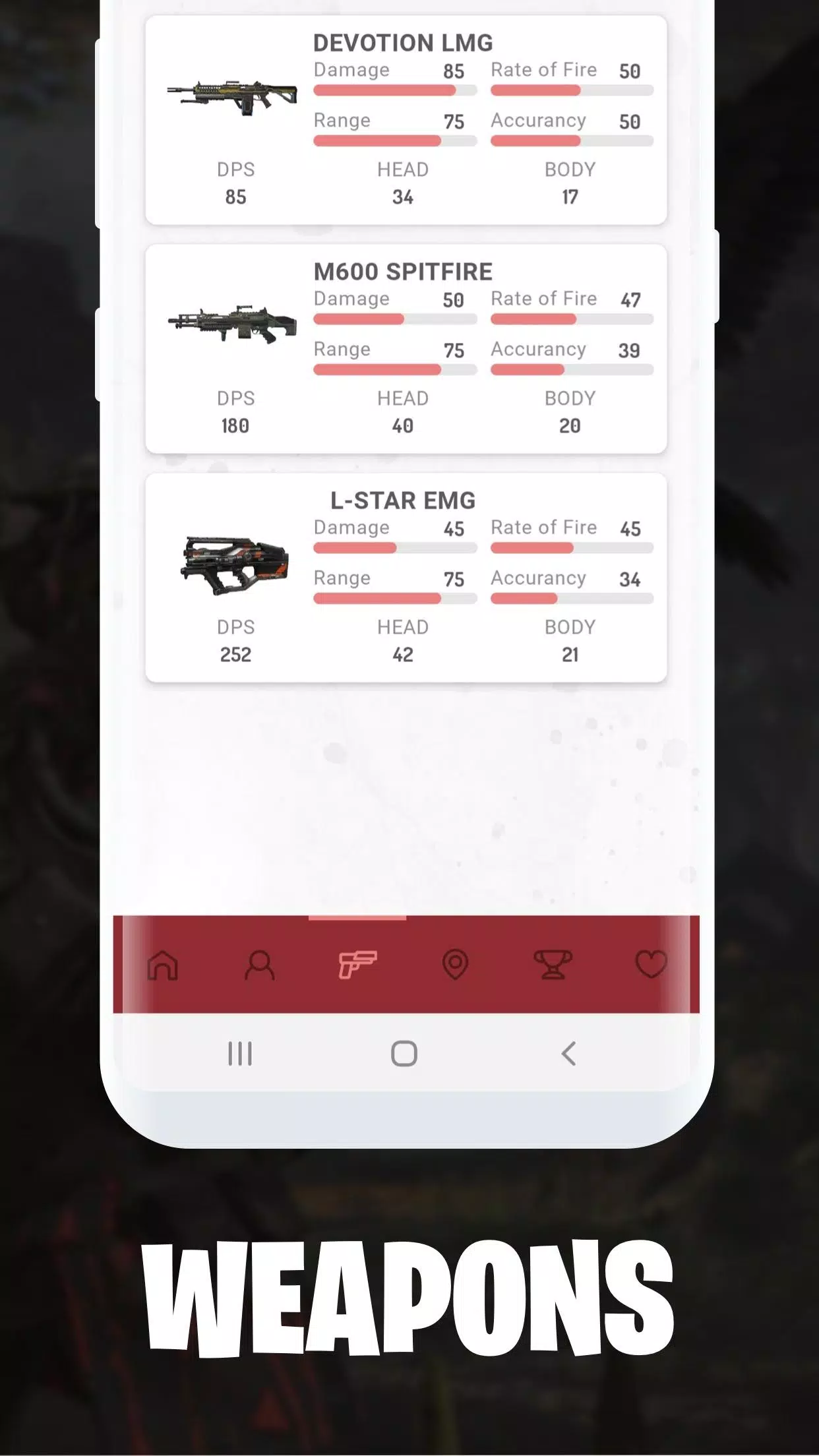 Stats For Apex Legends Weapo Apk For Android Download