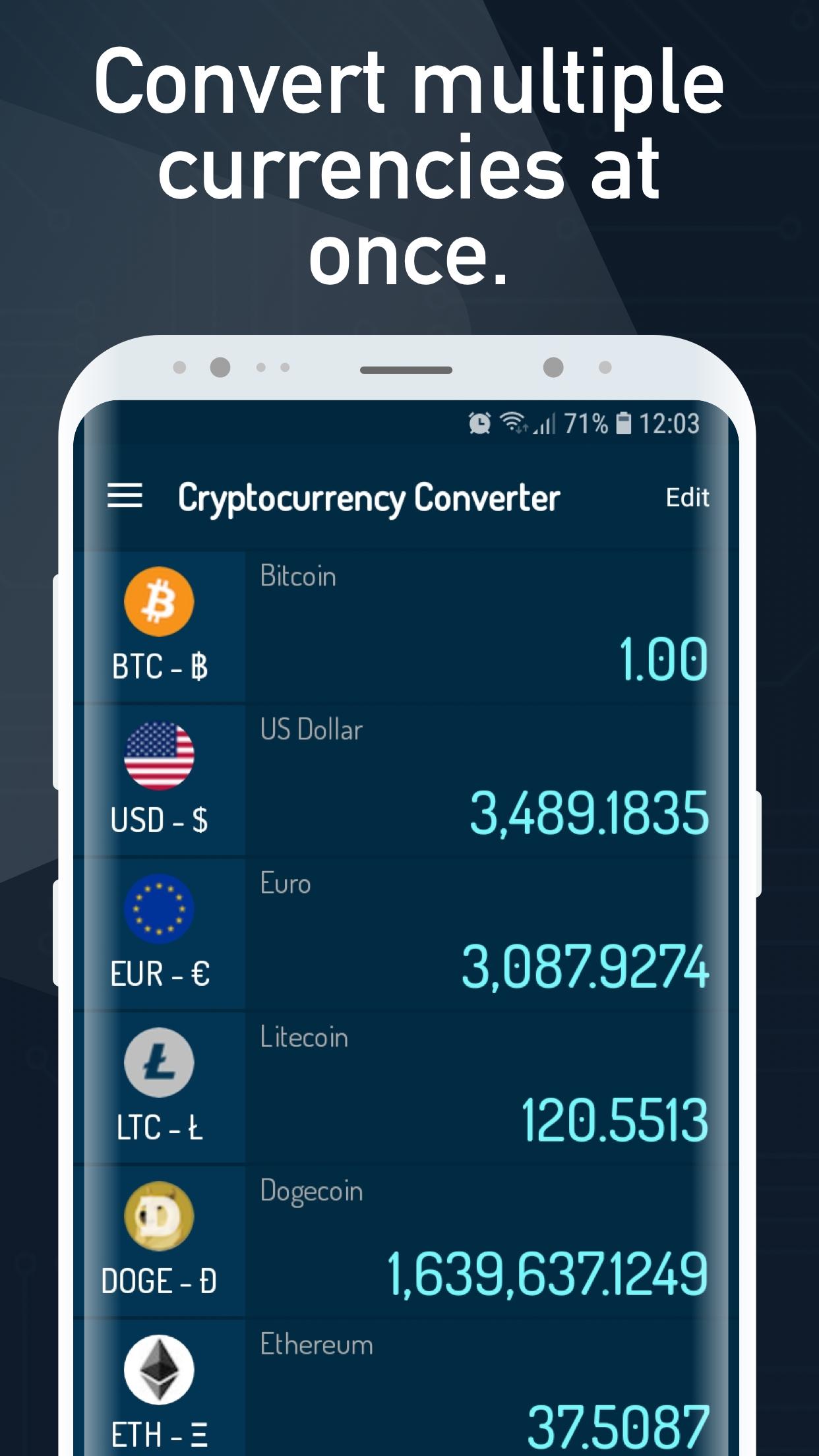premined crypto currency converter