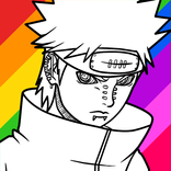 Ninja Akatsuki Coloring Book