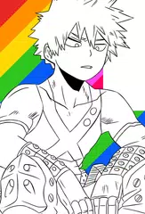 MHA Coloring Book Bakugou APK 下載