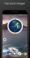 Flat Earth Sun, Moon Clock Affiche