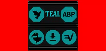 Teal and Black Icon Pack