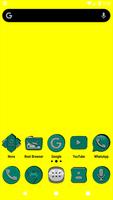 Teal Icon Pack Affiche
