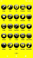 Yellow Glass Orb Icon Pack imagem de tela 2