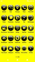 Yellow Glass Orb Icon Pack 스크린샷 3