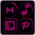 Black and Pink Icon Pack 圖標