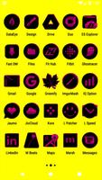 Black and Pink Icon Pack 截圖 2