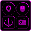 Black and Purple Icon Pack