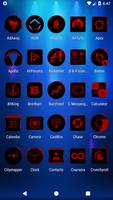 Black and Red Icon Pack imagem de tela 1