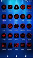Black and Red Icon Pack स्क्रीनशॉट 2