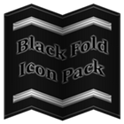 ikon Black Fold Icon Pack ✨Free✨