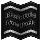Black Fold Icon Pack ✨Free✨ icône