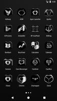 Black Fold Icon Pack ✨Free✨ স্ক্রিনশট 1