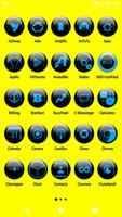 Blue Glass Orb Icon Pack 截圖 1