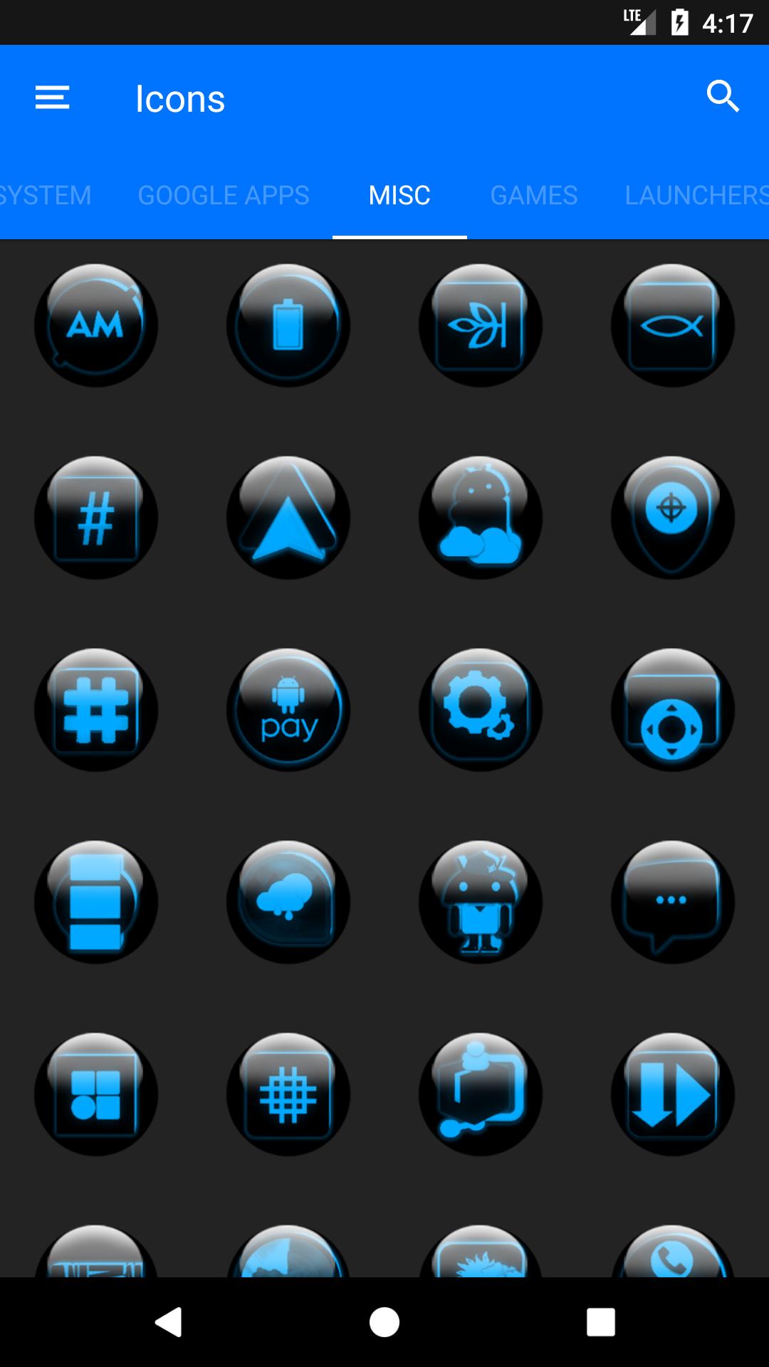 Blue Glass Orb Icon Pack Free For Android Apk Download - blue orb roblox
