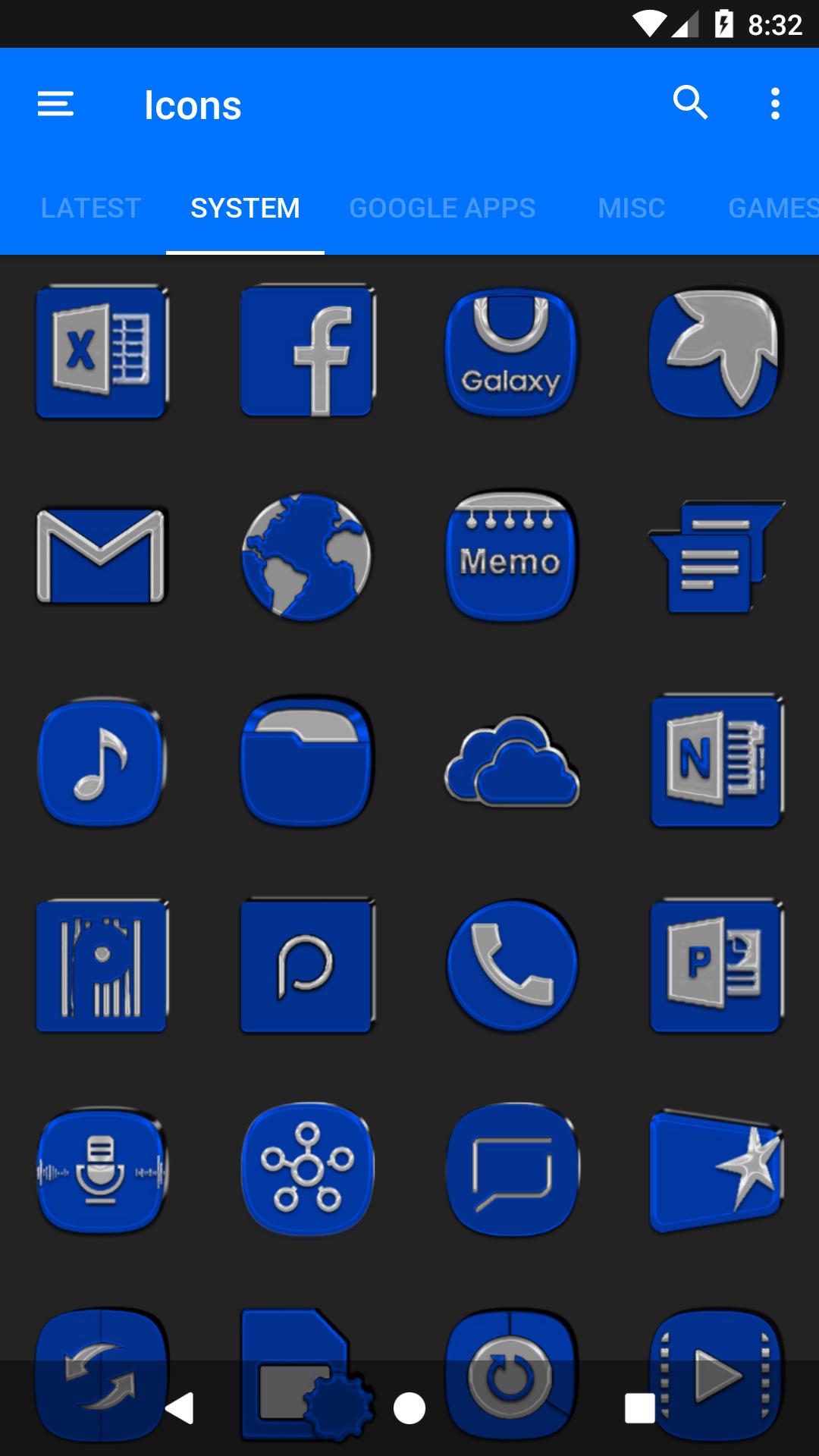 Blue Icon Pack Free for Android - APK Download